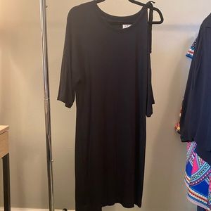 Black Dress One Cold Shoulder
